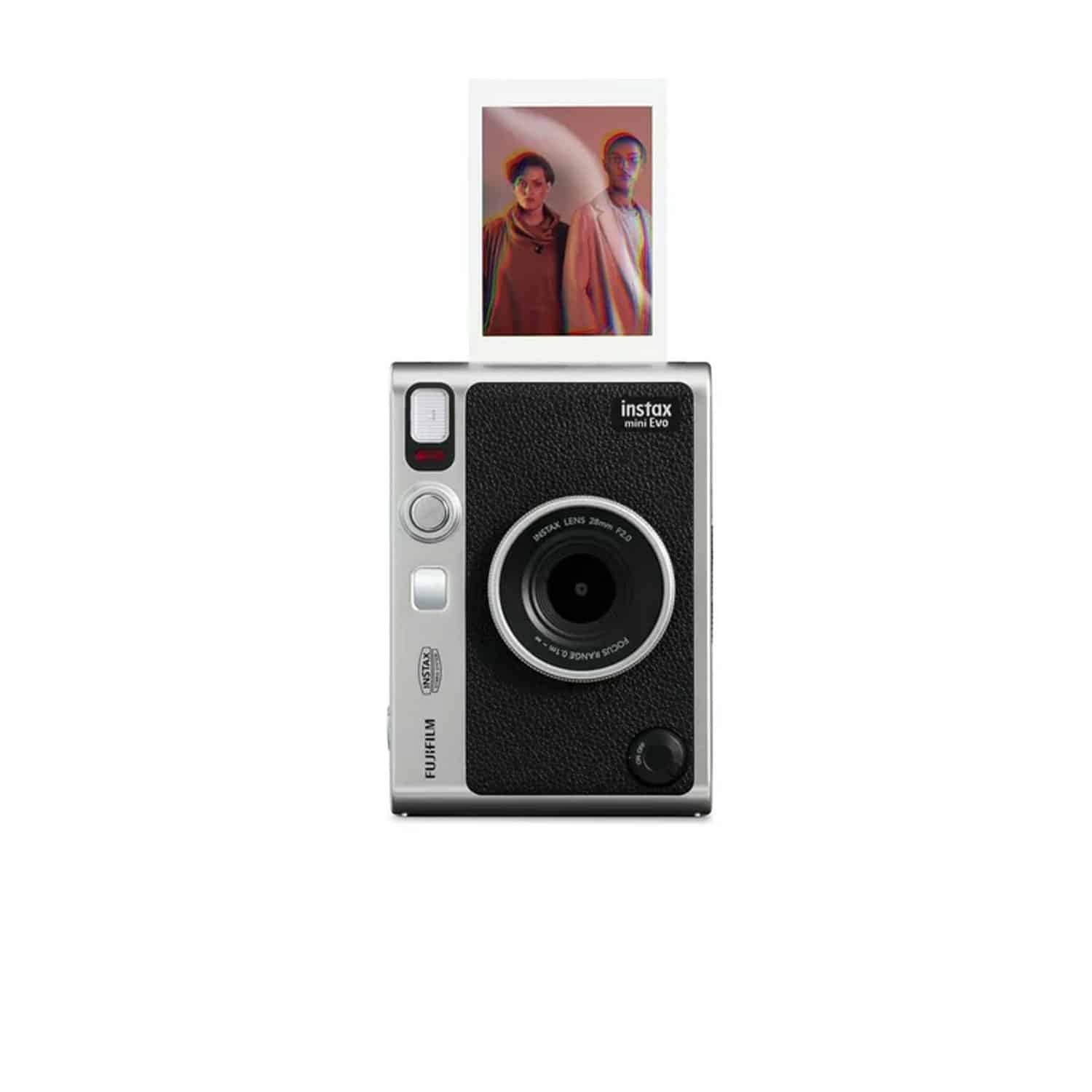 FUJIFILM INSTAX MINI EVO Hybrid Instant Camera - Black - imagine 3